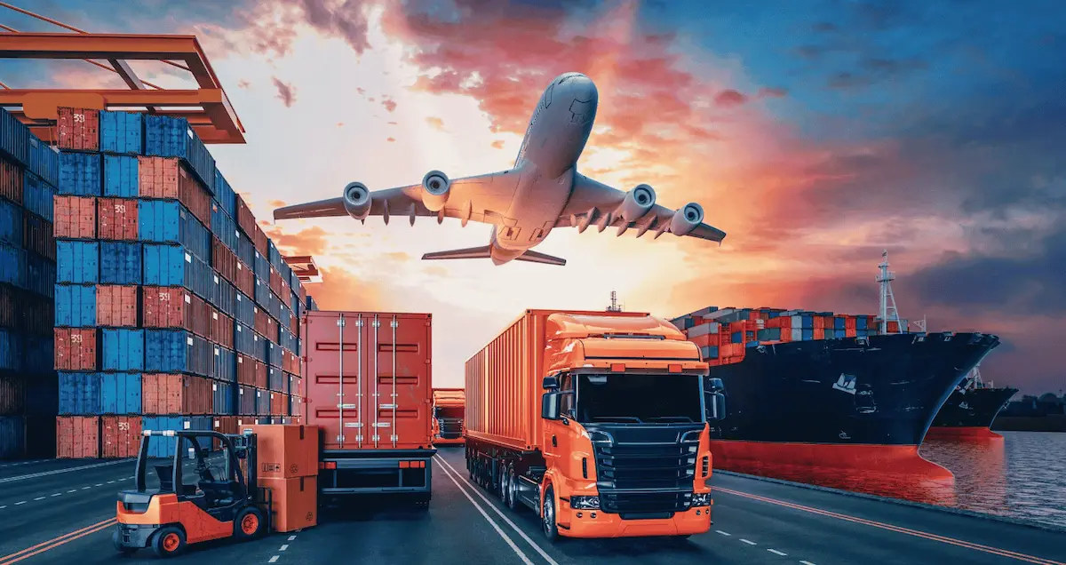 Logistics background